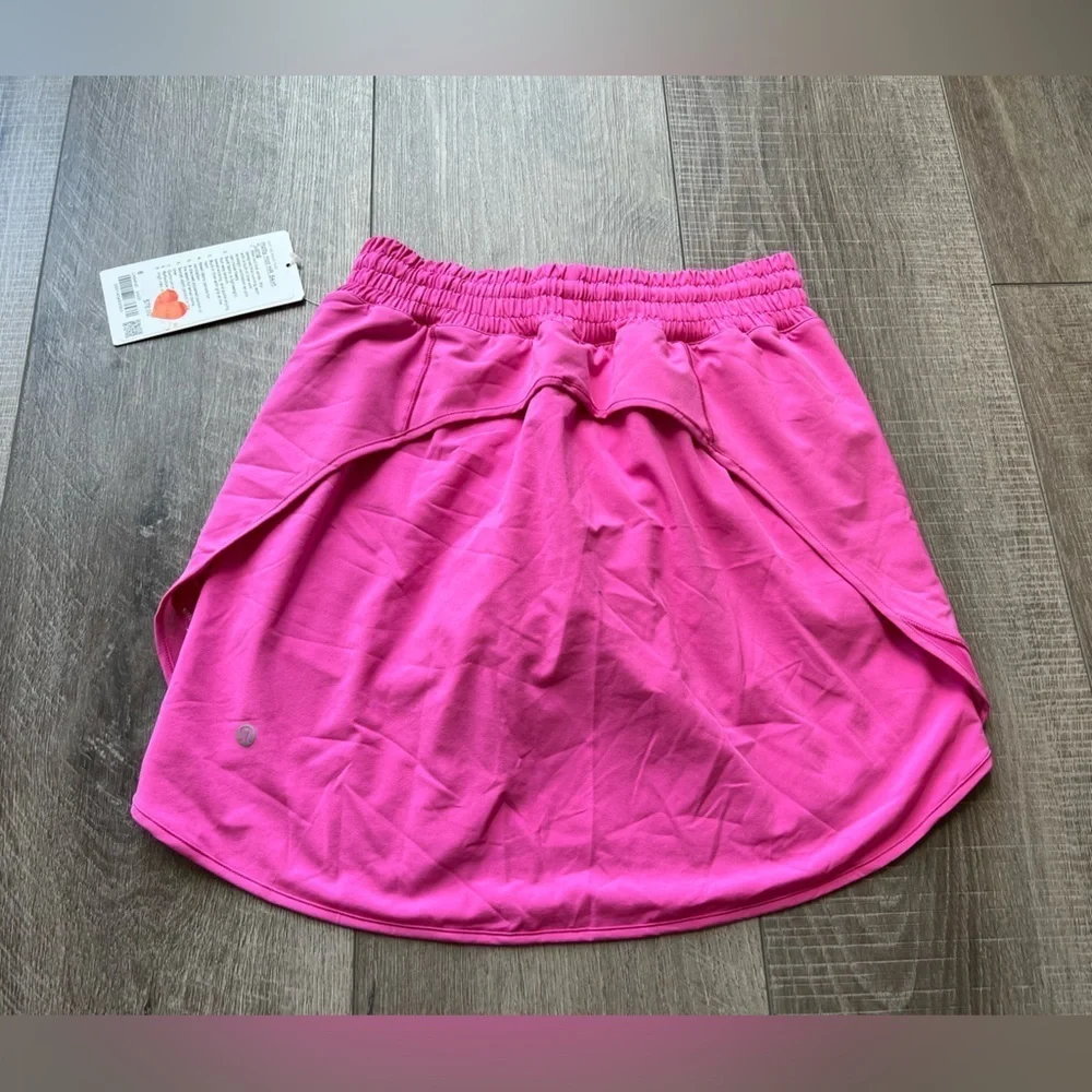 Lululemon Hotty Hot High-Rise Skirt *Long in Sonic Pink Size 6